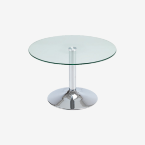 Round Glass Table for office use - Imagen 3